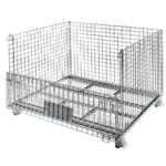 Zdjęcie produktu: Pojemnik siatkowy gitterbox Mega-M 120x100x89 cm kosz metalowy składany