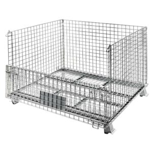 Zdjęcie produktu: Pojemnik siatkowy gitterbox Mega-M 120x100x89 cm kosz metalowy składany