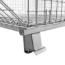 Pojemnik siatkowy gitterbox Mega-M 120x100x89 cm kosz metalowy składany