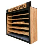 Zdjęcie produktu: Regał na pieczywo Mega-M H-244 cm L-247.5 cm G-60 cm dąb kraft