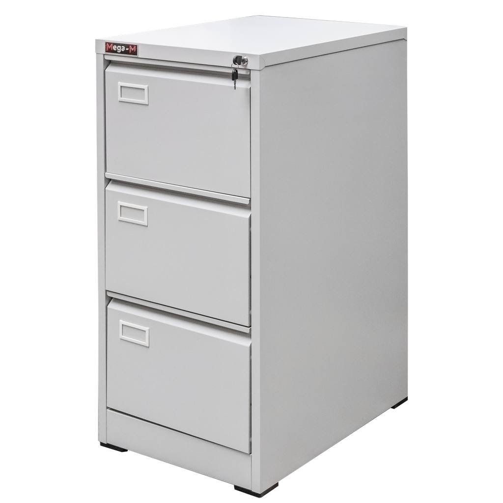 Szafka kartotekowa Mega-M metalowa szerokość 46 cm 3 szuflady MTP002638