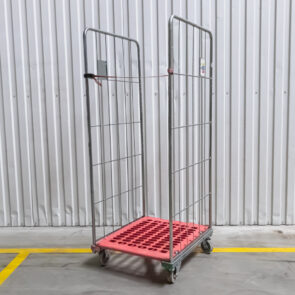 Zdjęcie produktu: Rollkontener (rollcage, rollbox) wózek siatkowy transportowy kolor czerwony