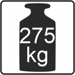 nośność 275kg