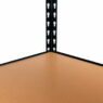 Regał magazynowy Mega-M PRO LOFT H-180 cm L-120 cm G-45 cm 5 półek z MDF 6.2 mm 275 kg czarny