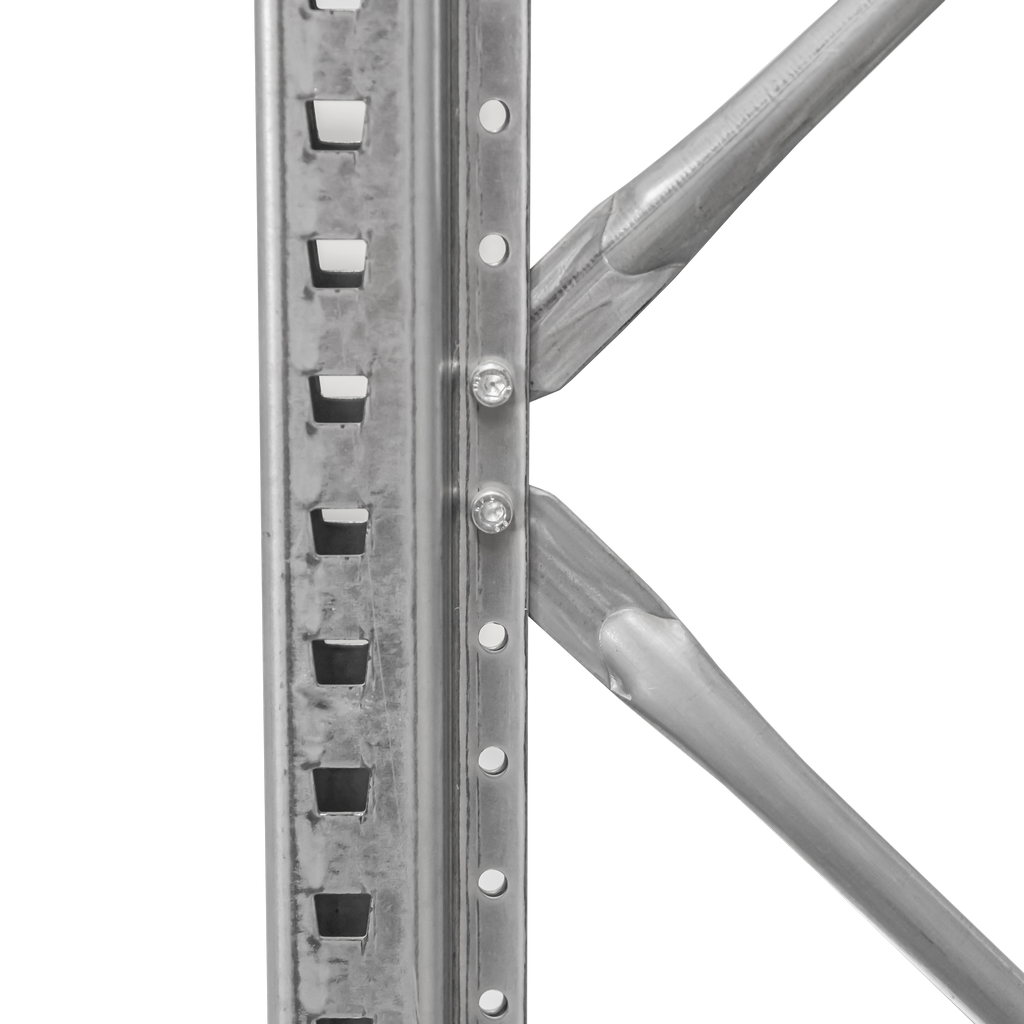 Regał magazynowy 5-półkowy STOW H-275 cm L-133.5 cm G-60 cm moduł bazowy