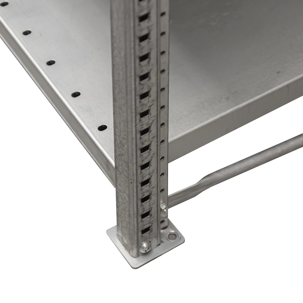 Regał magazynowy 5-półkowy STOW H-275 cm L-133.5 cm G-60 cm moduł bazowy