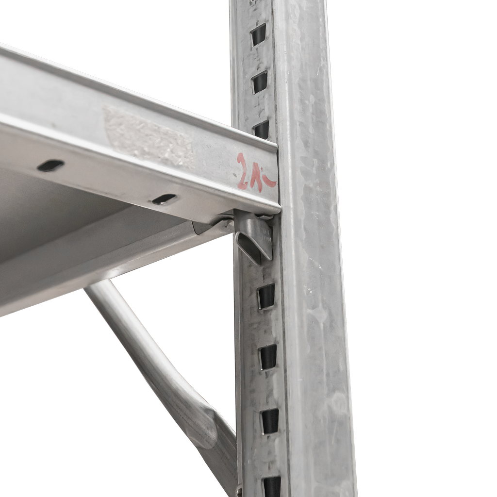 Regał magazynowy 5-półkowy STOW H-275 cm L-133.5 cm G-60 cm moduł bazowy