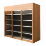 Zdjęcie produktu: Regał na alkohol Mega-M H-241 cm L-308 cm G-72 cm dąb sonoma