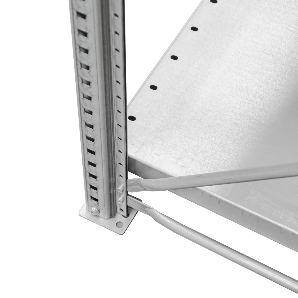 Regał magazynowy 5-półkowy STOW H-275 cm L-133.5 cm G-60 cm moduł bazowy