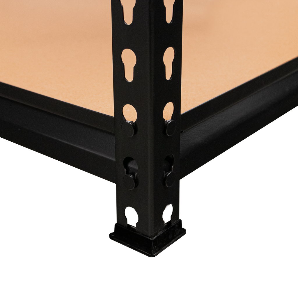 Regał magazynowy Mega-M PRO LOFT H-180 cm L-120 cm G-45 cm 5 półek z MDF 6.2 mm 275 kg czarny