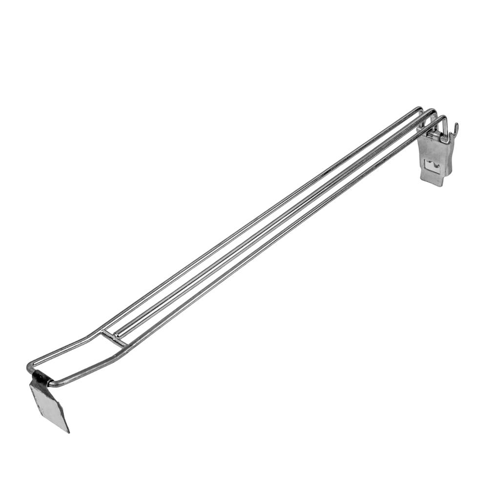 Podwójna zawieszka sklepowa zakrzywiona 30 cm