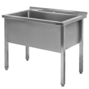 Zdjęcie produktu: Basen gastronomiczny spawany jednokomorowy Mega-M 100x60x85 cm stal nierdzewna