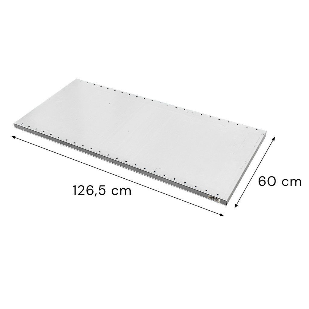 Półka do regału magazynowego półkowego STOW L-126.5 cm G-60 cm