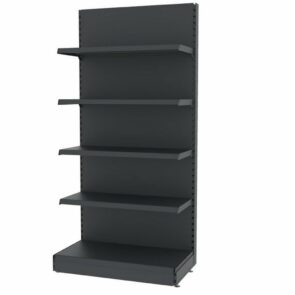 Zdjęcie produktu: Regał sklepowy MAGO przyścienny H-210 cm L-103 cm moduł bazowy grafitowy