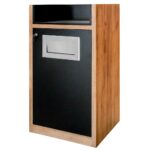 Zdjęcie produktu: Kosz na śmieci ze stojakiem na tace Mega-M H-120 cm L-62 cm G-58 cm