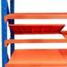 Regał metalowy magazynowy 4-półkowy Mega-M FORTIS LIGHT H-200 cm L-192.5 cm G-60 cm moduł dostawny