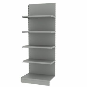 Zdjęcie produktu: Regał sklepowy MAGO przyścienny H-210 cm L-81.5 cm moduł dostawny jasny szary