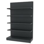 Zdjęcie produktu: Regał sklepowy MAGO przyścienny H-210 cm L-136 cm moduł bazowy grafitowy