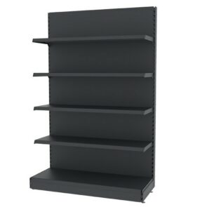 Zdjęcie produktu: Regał sklepowy MAGO przyścienny H-210 cm L-136 cm moduł bazowy grafitowy