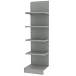 Zdjęcie produktu: Regał sklepowy MAGO przyścienny H-210 cm L-61.5 cm moduł dostawny jasny szary