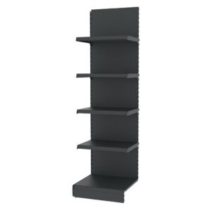 Zdjęcie produktu: Regał sklepowy MAGO przyścienny H- 210 cm L- 61.5 cm moduł dostawny grafitowy