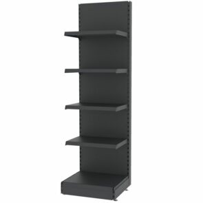 Zdjęcie produktu: Regał sklepowy MAGO przyścienny H- 210 cm L- 63 cm moduł bazowy grafitowy