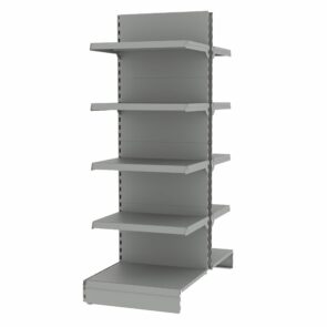 Zdjęcie produktu: Regał sklepowy MAGO gondola H-170 cm L-61.5 cm moduł dostawny jasny szary