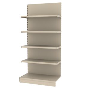 Zdjęcie produktu: Regał sklepowy MAGO przyścienny H-210 cm L-101.5 cm moduł dostawny kremowy