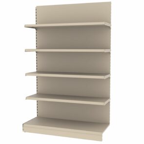 Zdjęcie produktu: Regał sklepowy MAGO przyścienny H-210 cm L-134.5 cm moduł dostawny kremowy