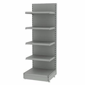 Zdjęcie produktu: Regał sklepowy MAGO szczytowy H-170 cm L-63 cm jasny szary