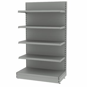 Zdjęcie produktu: Regał sklepowy MAGO szczytowy H-170 cm L-103 cm jasny szary