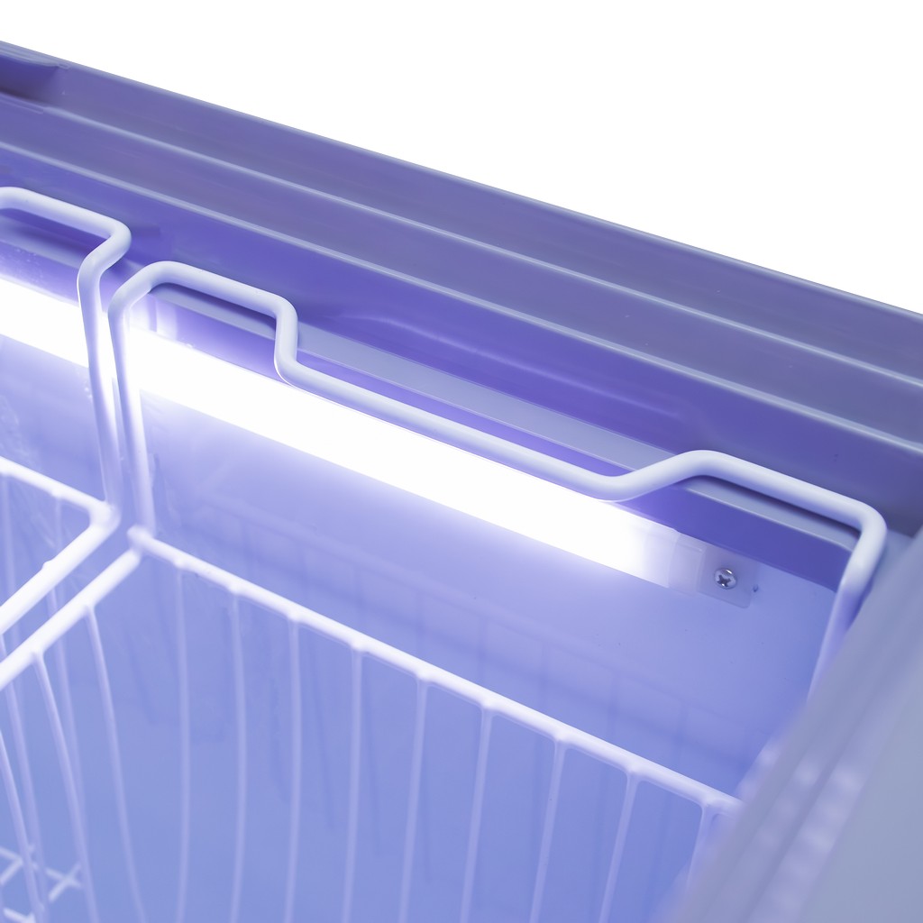 Metalowe kosze na towar do zamrażarki skrzyniowej
