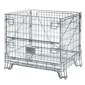 Zdjęcie produktu: Pojemnik siatkowy gitterbox Mega-M 114x84x98 cm kosz metalowy składany
