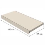 Zdjęcie produktu: Półka do regału MAGO G-27 cm L-60 cm kremowy