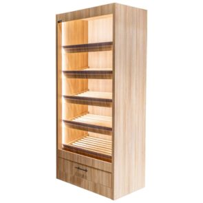 Zdjęcie produktu: Regał na pieczywo otwarty Mega-M H-205 cm L-100 cm G-58 cm dąb amerykański