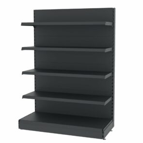 Zdjęcie produktu: Regał sklepowy MAGO szczytowy H-170 cm L-128 cm grafitowy