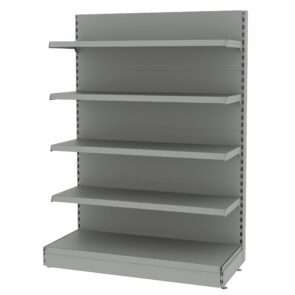 Zdjęcie produktu: Regał sklepowy MAGO szczytowy H-170 cm L-128 cm jasny szary