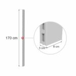 Zdjęcie produktu: Słupek do regału sklepowego MAGO H-170 cm jasny szary
