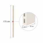 Zdjęcie produktu: Słupek do regału sklepowego MAGO H-170 cm kremowy