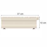 Zdjęcie produktu: Stopa do regału sklepowego MAGO G-37 cm H-10 cm kremowy
