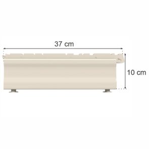 Zdjęcie produktu: Stopa do regału sklepowego MAGO G-37 cm H-10 cm kremowy