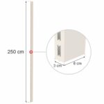 Zdjęcie produktu: Słupek do regału sklepowego MAGO H-250 cm kremowy