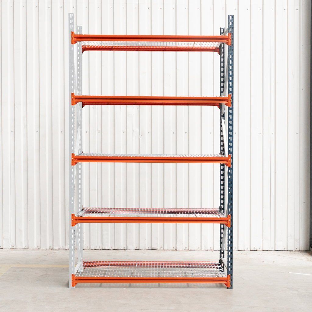 Regał magazynowy 5-półkowy MECALUX M7 H-250 cm L-145 cm G-50 cm moduł dostawny