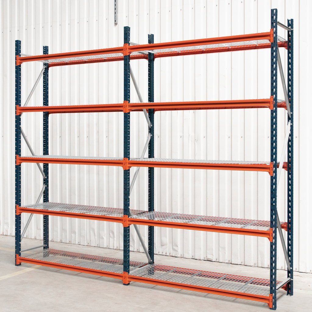 Regał magazynowy 5-półkowy MECALUX M7 H-250 cm L-145 cm G-50 cm moduł dostawny