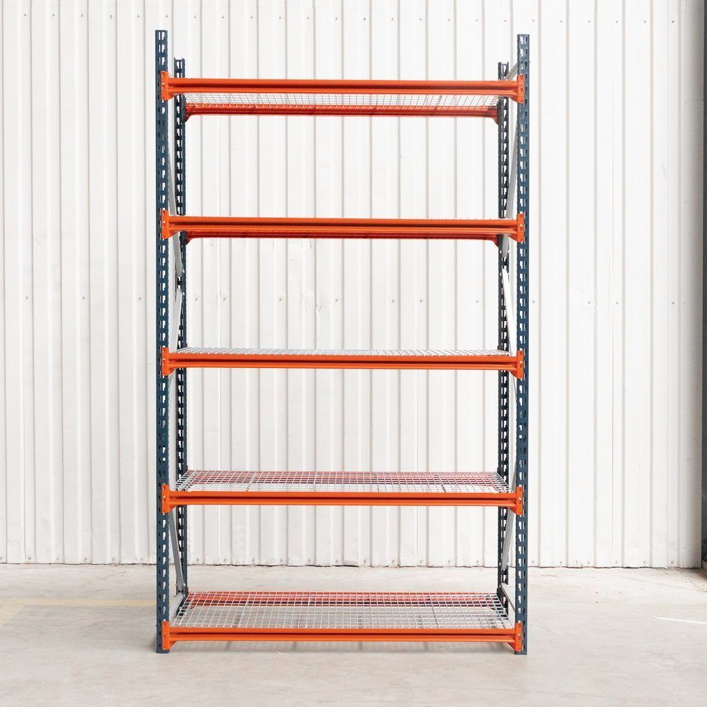 Regał magazynowy 5-półkowy MECALUX M7 H-250 cm L-150 cm G-50 cm moduł bazowy
