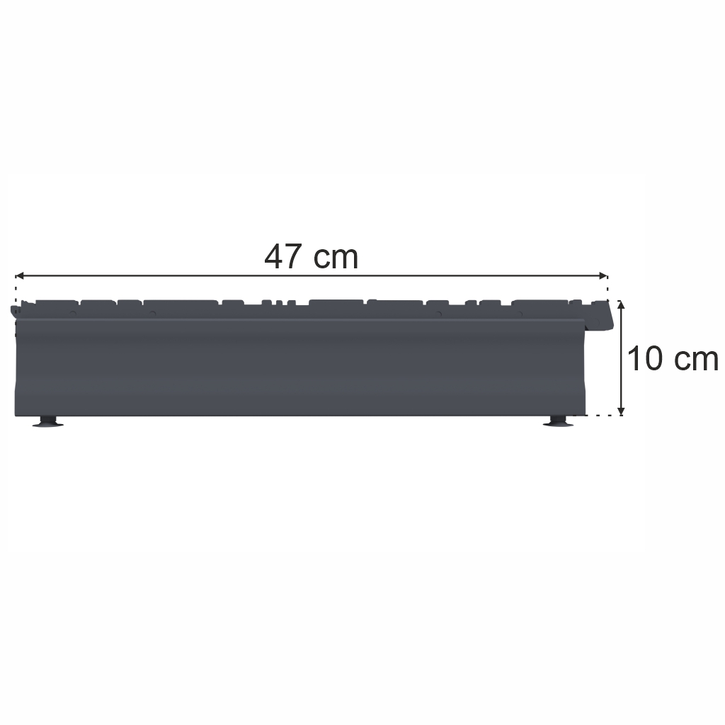stopa do regału sklepowego 47 cm