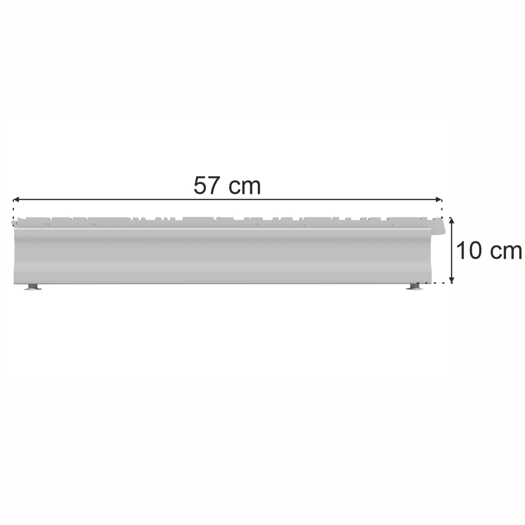 stopa do regału sklepowego 57 cm