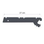 Zdjęcie produktu: Wspornik półki do regału sklepowego MAGO G-27 cm grafit