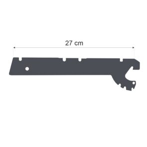 Zdjęcie produktu: Wspornik półki do regału sklepowego MAGO G-27 cm grafit