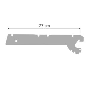 Zdjęcie produktu: Wspornik półki do regału sklepowego MAGO G-27 cm jasny szary
